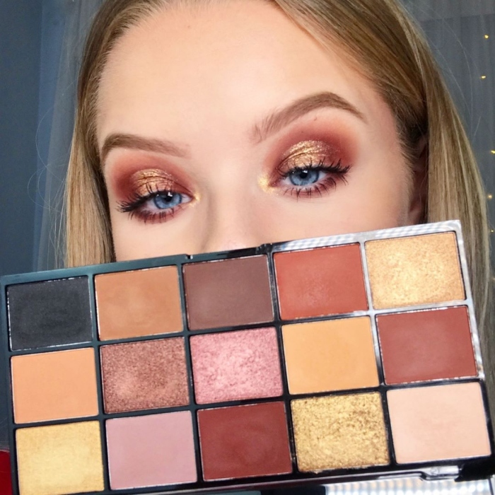 Makeup Revolution, Reloaded Eyeshadow Palette - Velvet Rose